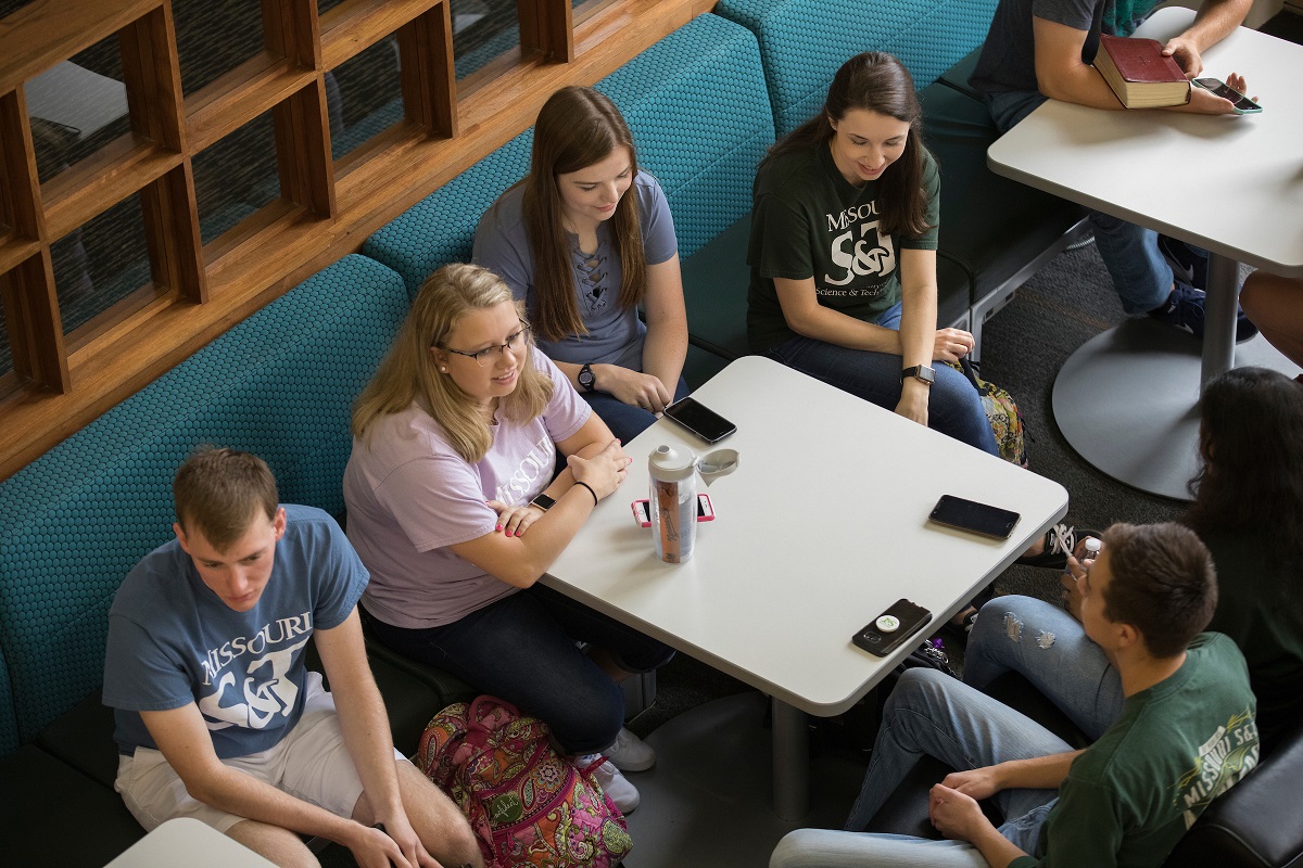 Students sitting together